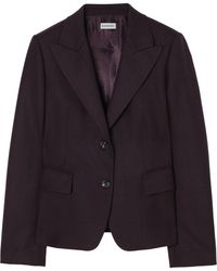 Burberry - Wool Check Blazer - Lyst