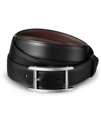 Cartier - Leather Reversible Tank De Belt - Lyst