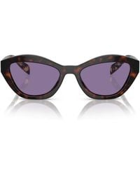 Prada - Tortoiseshell Cat-Eye Sunglasses - Lyst