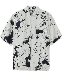 AllSaints - Organic Cotton-Linen Girona Shirt - Lyst