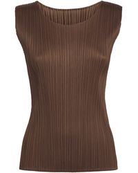 Pleats Please Issey Miyake - New Colorful Basics 4 Tank Top - Lyst