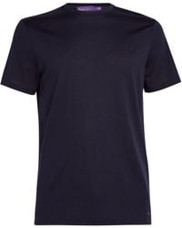 Ralph Lauren Purple Label - Cotton-stretch T-shirt - Lyst