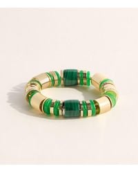 Eddie Borgo - Plated Jade, Malachite And Pavé Crystal Keystone Bracelet - Lyst