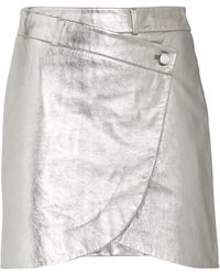 Viktoria & Woods - Metallic Moonwalk Mini Skirt - Lyst