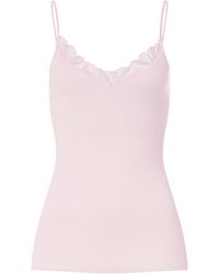 Hanro - Cotton Rosaria Tank Top - Lyst