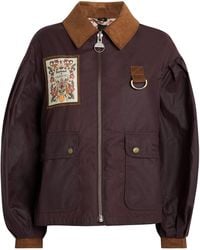Barbour - X Farm Rio Waxed Cotton Thais Jacket - Lyst