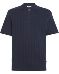 Samsøe & Samsøe - Cotton Zip-Up Saolli Polo Shirt - Lyst