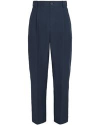 Jacquemus - Linen-Blend Pleated Croisière Trousers - Lyst