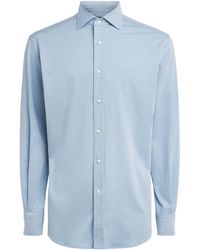 Ralph Lauren - Knitted Piqué Shirt - Lyst
