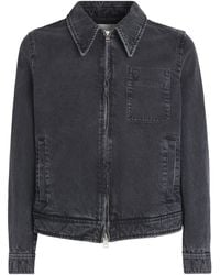 Ami Paris - Ami De Coeur Denim Jacket - Lyst