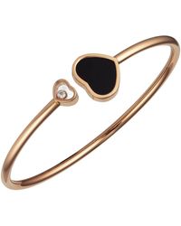 Chopard - And Diamond Happy Hearts Bangle - Lyst