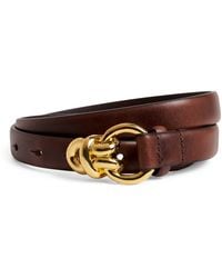 Sandro - Leather Chain Buckle Belt - Lyst