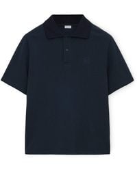 Loewe - Cotton-Blend Anagram Polo Shirt - Lyst