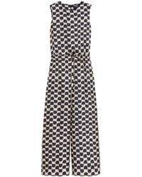 Max Mara - Silk Printed Ronchi Jumpsuit - Lyst