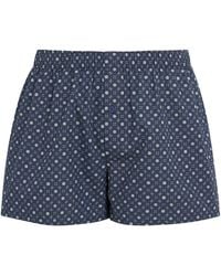Hanro - Cotton Woven Boxer Shorts - Lyst