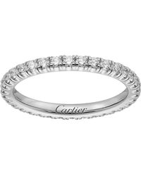 Cartier - And Diamond Étincelle De Wedding Band - Lyst