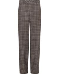 Marella - Wool-Blend Straight Trousers - Lyst