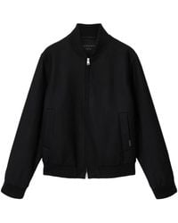 AllSaints - Wool-Blend Deceit Bomber Jacket - Lyst