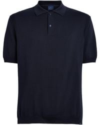 Paul & Shark - Silk-Cotton Polo Shirt - Lyst