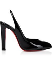 Christian Louboutin - Fannylove Sling Patent Leather Slingback Pumps 100 - Lyst