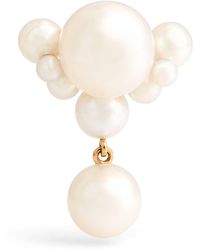 Sophie Bille Brahe - Yellow Gold And Pearl Grande Chambre De Perle Single Earring - Lyst