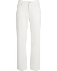 FRAME - X Amelia The Pixie Wide-Leg Jeans - Lyst