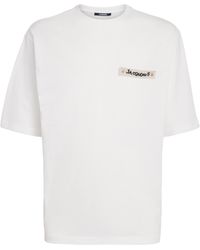 Jacquemus - Cotton Crochet Logo T-Shirt - Lyst