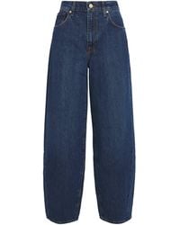 7 For All Mankind - Twisted Bonnie Barrel-Leg Jeans - Lyst