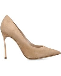 Casadei - Suede Blade Pumps 105 - Lyst