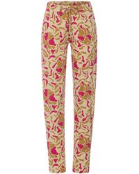 Hanro - Cotton-Modal Printed Lounge Sweatpants - Lyst