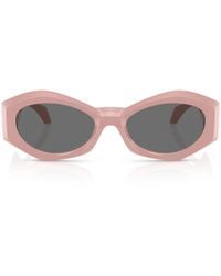 Versace - Acetate Ve4466U Irregular Sunglasses - Lyst