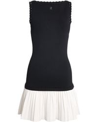 Sandro - Boat-Neck Mini Dress - Lyst