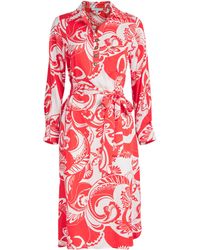 Melissa Odabash - Belted Layla Midi Shirt Dress - Lyst
