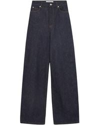 Loewe - High-Waist Wide-Leg Jeans - Lyst