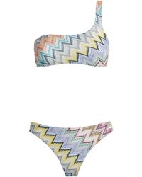 Missoni - One-Shoulder Zigzag Bikini - Lyst