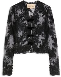 Valentino - Lace Floral Shirt - Lyst