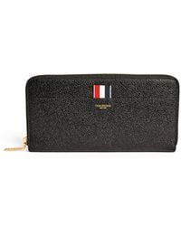 Thom Browne - Leather Continental Zip Wallet - Lyst