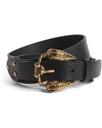 Etro - Leather Animal-Buckle Belt - Lyst