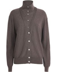 Source Unknown - Layered Fabbie Cardigan - Lyst