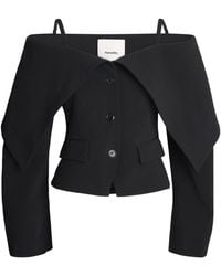 Nanushka - Fold-Over Amantha Blazer - Lyst