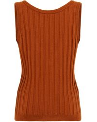 Cashmere In Love - Ribbed Mara Tank Top - Lyst