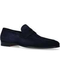 Magnanni - Suede Delos Dress Loafers - Lyst