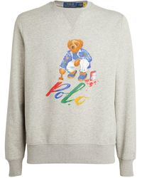 Polo Ralph Lauren - Cotton-blend Polo Bear Crew-neck Sweater - Lyst