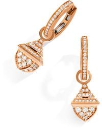 Marli New York - Mini And Diamond Cleo Rev Drop Earrings - Lyst
