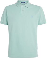 Polo Ralph Lauren - Cotton Mesh Custom-Fit Polo Shirt - Lyst