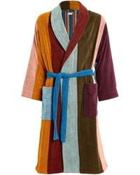 Paul Smith - Artist Stripe Towelling Robe - Lyst