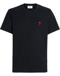 Ami Paris - Organic Cotton Ami De Coeur T-Shirt - Lyst