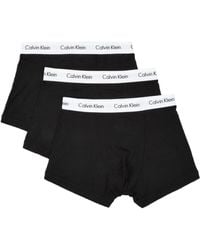 Calvin Klein - Cotton Stretch Trunks (pack Of 3) - Lyst