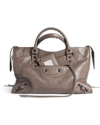 Balenciaga - Medium Leather Le City Top-Handle Bag - Lyst