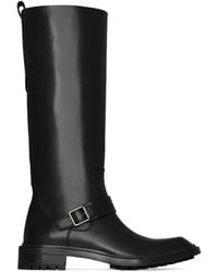 Saint Laurent - Leather Vadim High Boots - Lyst